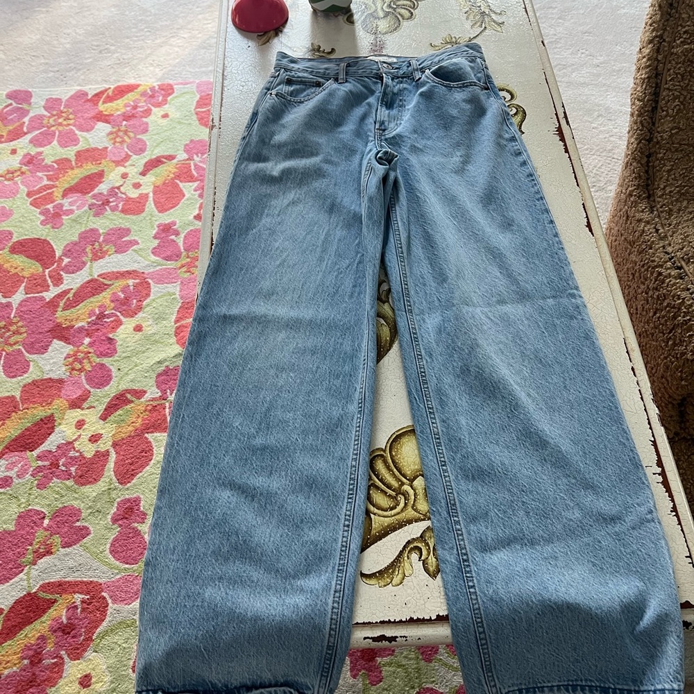 Abercrombie & Fitch Ultra Loose Low Rise Women's Jeans Size 24 Long
